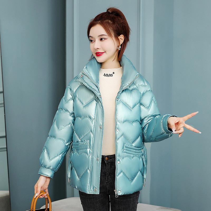 Зимняя куртка-пуховик для женщин, короткая, в корейском стиле, модная, универсальная, маленькая, свободная, утолщенная, теплая зимняя куртка