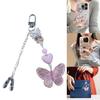 Butterfly Ballet Shoes Keychain Pendant Hanging Decoration Backpack Bag Charm