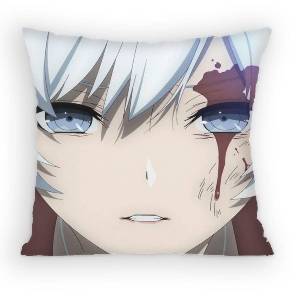 RWBY ICE Queendom Weiss Schnee Pillow Case Sofa Living Room for Bedroom car Headboard Backrest Cushion Square Cushion Nap Time