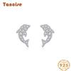 Tancise 925 Sterling Silver Zircon Earrings Drop Earrings For Women Wedding Party Gifts
