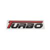 3D Metal Sticker TURBO Badge Emblem Sticker For BMW Mercedes Volkswagen Chevrolet Peugeot Kia Ford Honda Toyota Car Accessories RL2