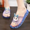 Summer Slippers Plastic Transparent Outdoor Wedge Slippers Cute Bathroom Shoes Non-slip Slippers for Women