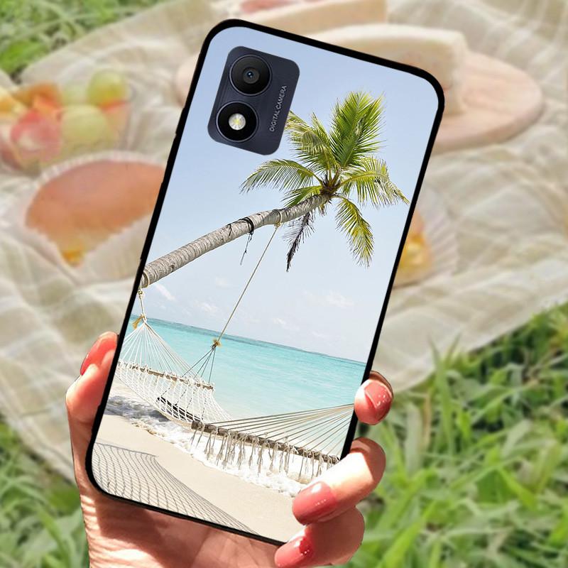 For Alcatel 1B 2022 Case 5031D 5031G Black Cases Silicone Soft TPU Phone Cover Fundas Case For Alcatel 1B 2022 5.5" Bumper Cases