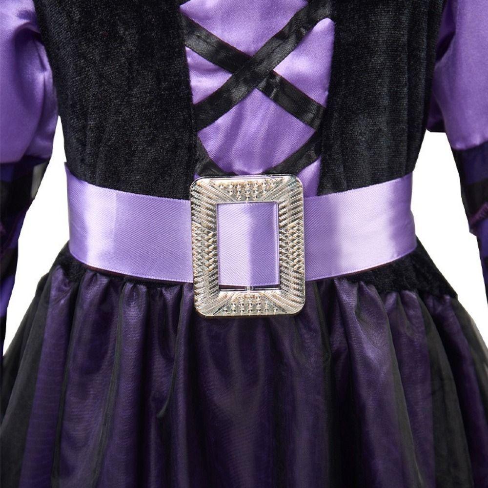 With Hat Witch Costume Dress Makeup Ball Kids Cosplay Dress Halloween Costume Clothes For Toddlers