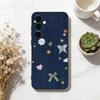 Джинсовый Чехол-Бампер с Вышивкой Coquette Y2K для Samsung Galaxy A73, A72, A71, A70, A53, A52, A51, Других Мягкий Черный