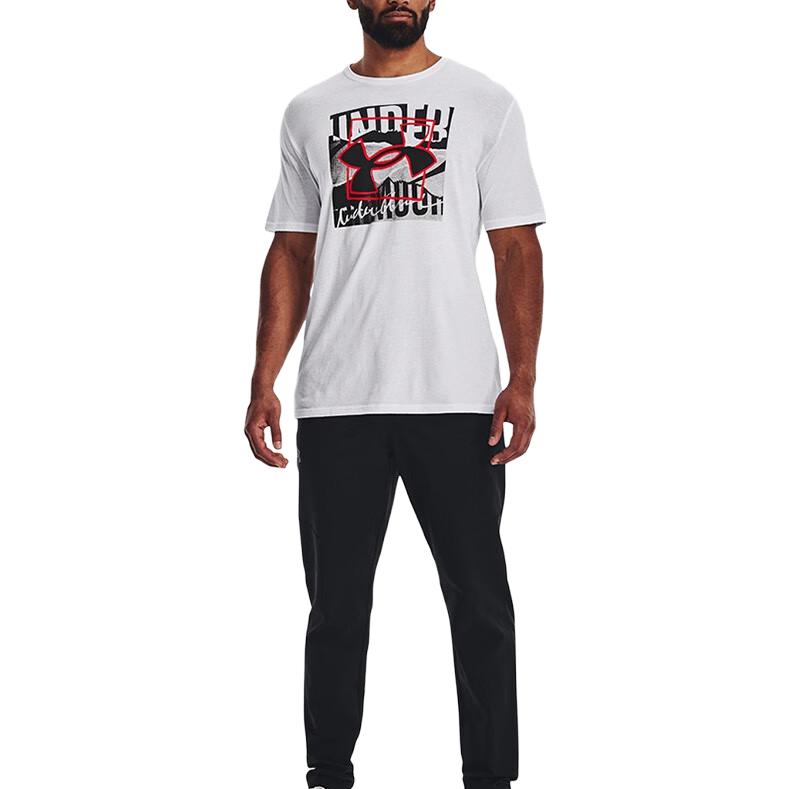 Under Armour Однотонные свободные повседневные брюки с карманами для мужчин, черные 1373863-001