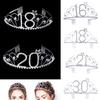 Fashion Headband Headwear Girl Tiara Birthday Crown Party Decoration KTY