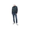 Emporio Armani SS23 Худи с завязками тай-дай Мужские худи Синий 3L1MFU-1JHSZ-F640