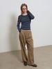 GENERALIDEA Striped Layered Pullover [Navy] / Gf1Lkp522