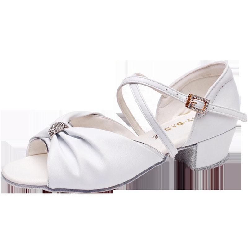 Туфли для танцев для девочек белые детские бальные латиноамериканские туфли для танцев мягкие женские женские туфли для танго сальса сандалии дропшиппинг