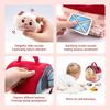 Cute Baby Soft Plush Animals with Sound Animals Cognition Doll Farm Animals House Set  Boys Girls