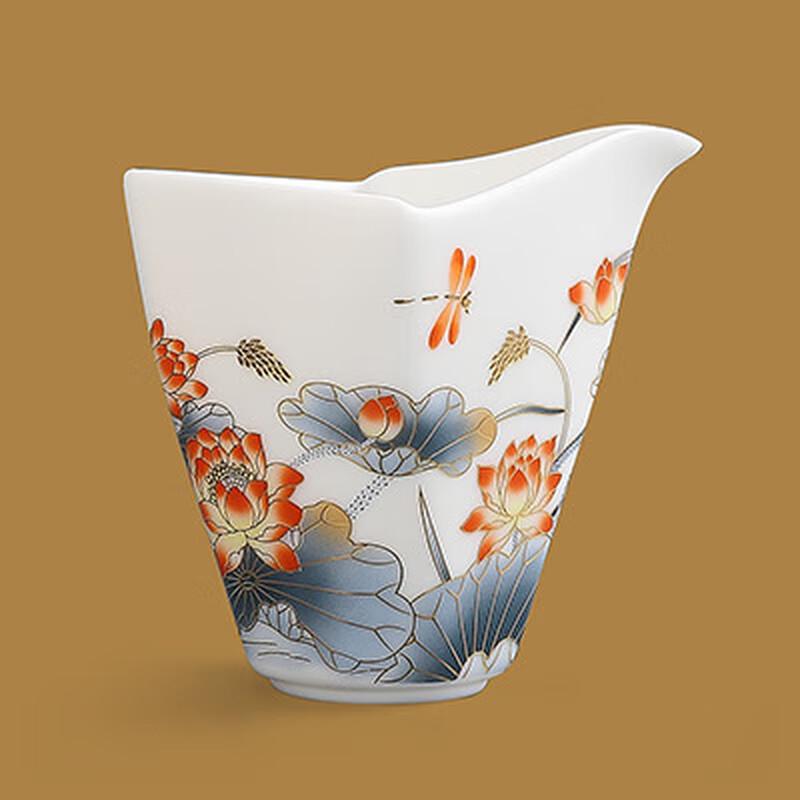 Mutton Fat Jade Style Ceramic Gaiwan Tea Bowl