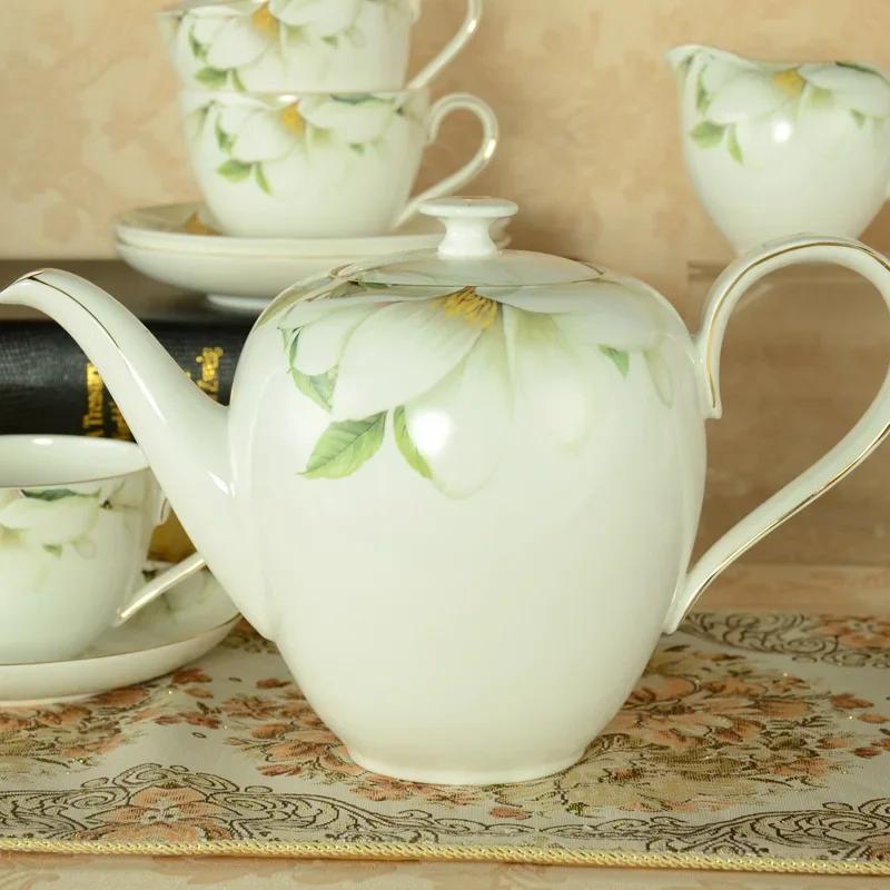 Европейская кофейная чашка с блюдцем Маленькая свежая простая керамическая чашка Красная чайная чашка Чайник Набор Чашки для воды Кофейные чашки Кофейные кружки