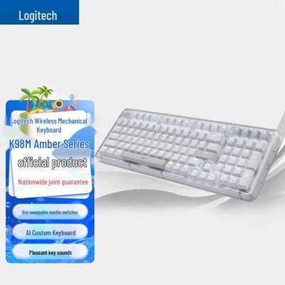 Logitech Беспроводная механическая клавиатура K98M Amber Series