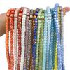 Natural AB Color Glass Crystal Multicolor Cylinder Beads For Handmade Diy Bracelet Jewelry 8x6mm
