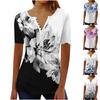 Womens Tops Hide Belly Tunic Summer Short Sleeve T Shirts Cute Flowy Tshirt Casual Dressy Blouses For Leggings