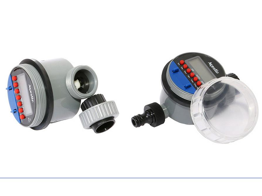 Автоматический таймер для полива сада с интеллектуальным управлением шаровым краном