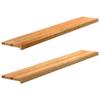 VidaXL Window Sills 2 Pcs Light Brown Solid Oak Wood 4009156
