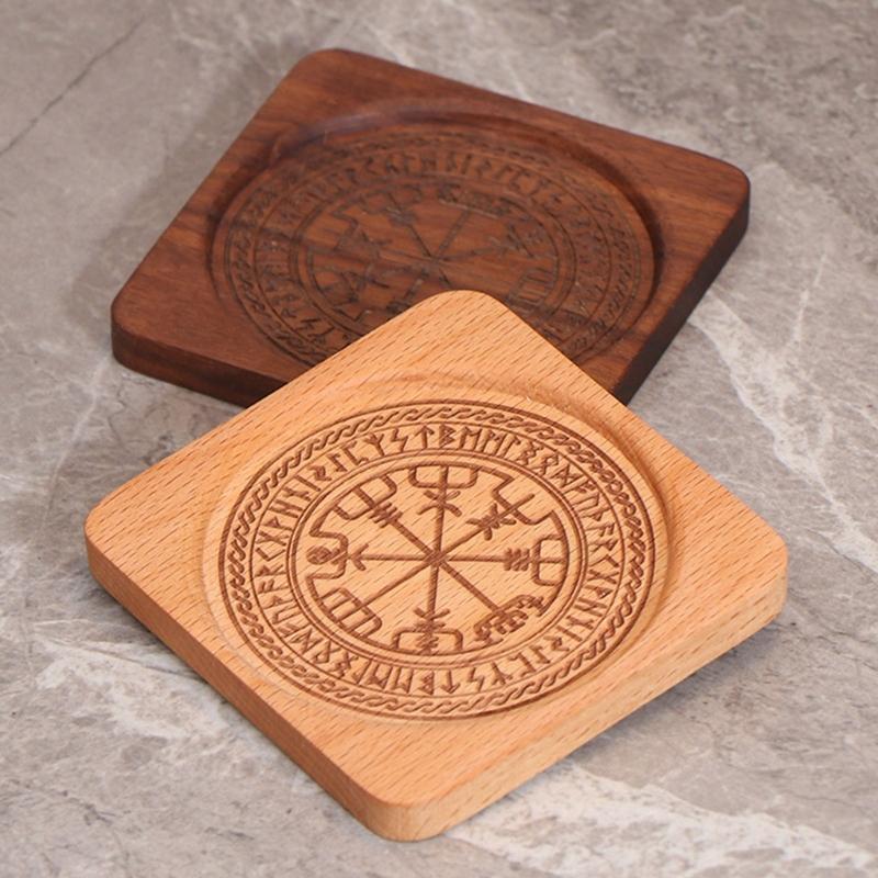 Деревянный подсвечник Уникальные декоративные элементы Алтарная тарелка Подсвечники Подставка для свечей Декор для кофейного столика Настольные центральные элементы