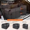 46L Car Trunk Storage Box Organizer Large Capacity Foldable Design Multipurpose Trunk Organizer Storage Container with Handle