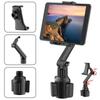 Tablet Cup Holder Mount 360 Adjustable Smartphone Holder Car 270 Tilt Bar Triangular Base Ram Mount Tablet Holder For SUVs