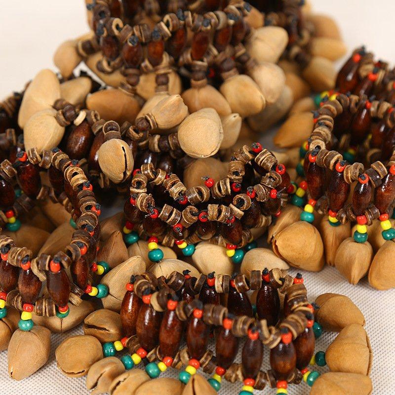 Африканский барабан, раковина, колокольчик, кулон Орффа, фруктовый наручный колокольчик, погремушка для медитации и йоги, музыкальные инструменты Орффа