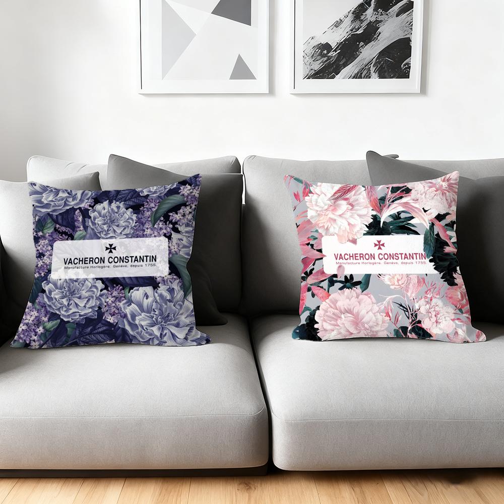 Наволочка Шелковистый Короткий Плюш Домашняя Наволочка для Подушки на Диван - Невидимая Молния Домашнее Украшение МодаV-Vacherons C-Constantin