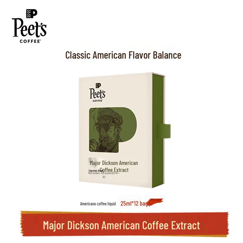 Peet's Coffee Major Dickason's Dark Chocolate Liquid Americano