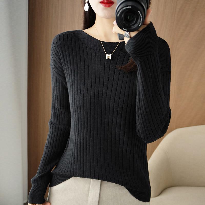 Женский свитер СОВРЕМЕННЫЙ НОВЫЙ зимний вязаный пуловер SAGA, осенние мягкие теплые шерстяные свитера, вязаные топы с длинными рукавами