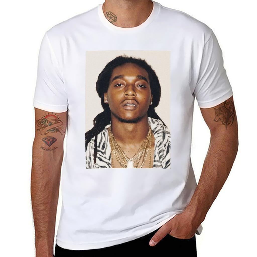 RIP TAKEOFF MIGOS Футболка Легкая Базовая Рубашка с коротким рукавом