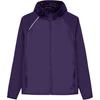 Anta Outdoor Series Solid Color Zip-Up Hooded Comfortable Breathable Sports Jacket Unisex Jacket Crimson-Purple 172430602-2