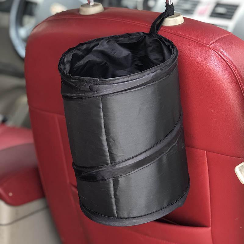 1Pc Black Car Trash Can Pack Bag Waterproof Car Trash Bag for Little Leak Proof Car Cooler Bag- Car Garbage Bag with Side
