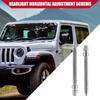 No.55078114AA Headlight Horizontal Adjustment Screws for Jeep Wrangler JK 2007-2018 / Inner/Durable / 2 Pcs/Silver Tone