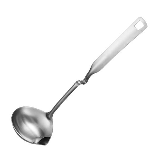 Половник для супа без запаха, высокая термостойкость, нержавеющая сталь 304, кухонная утварь, ложка-сепаратор для ресторана