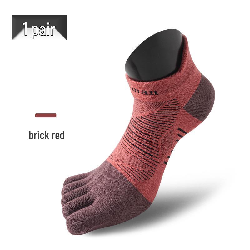 Унисекс пятипалые носки для бега Coolmax Lycra с защитой от запаха