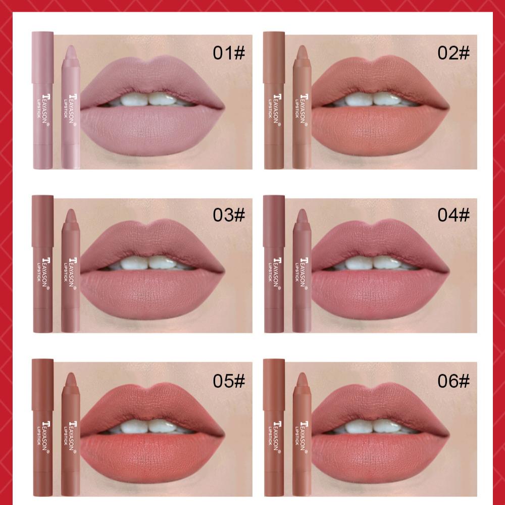 Матовая помада, увлажняющий блеск для губ, легко окрашиваемая глазурь для губ, вращающаяся ручка для помады