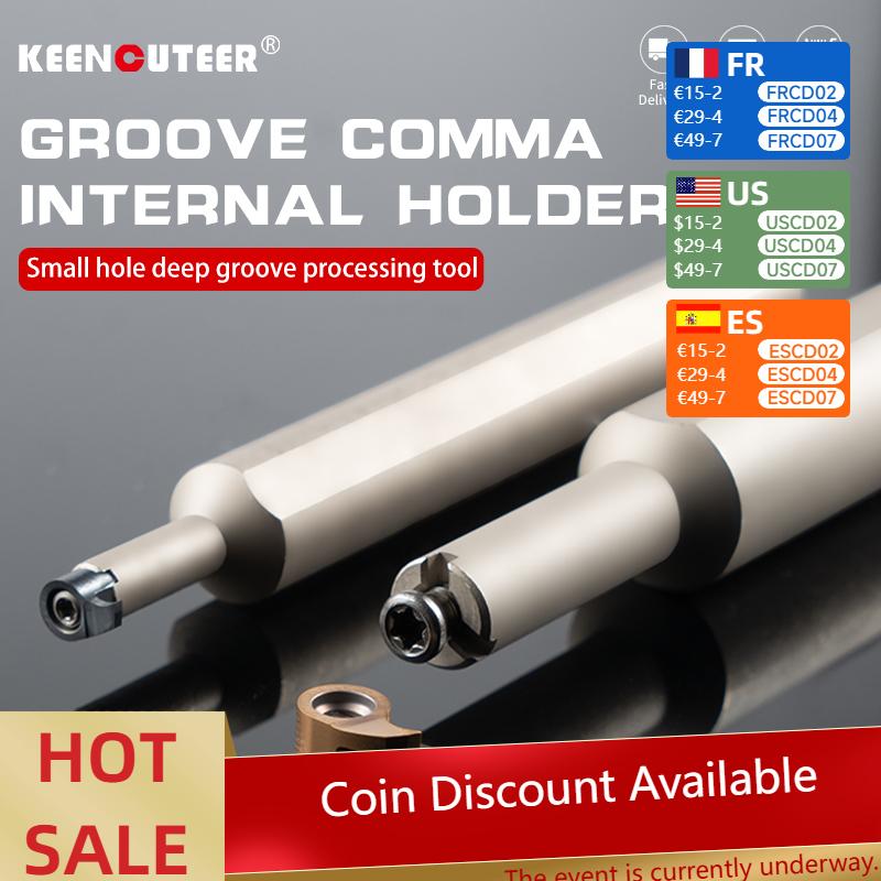 Small Grooving Cutter Bar Internal Holder MG-H12 H16 H20 Small Hole Deep Hole Comma Inserts MB-05R 07R 09R 11R Turning Tool CNC