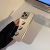 Металлическое трехмерное сердце 17 для 11 для чехла для телефона Apple 15ProMax для IPhone16 Легкий роскошный стиль 14 Зеркальный тренд