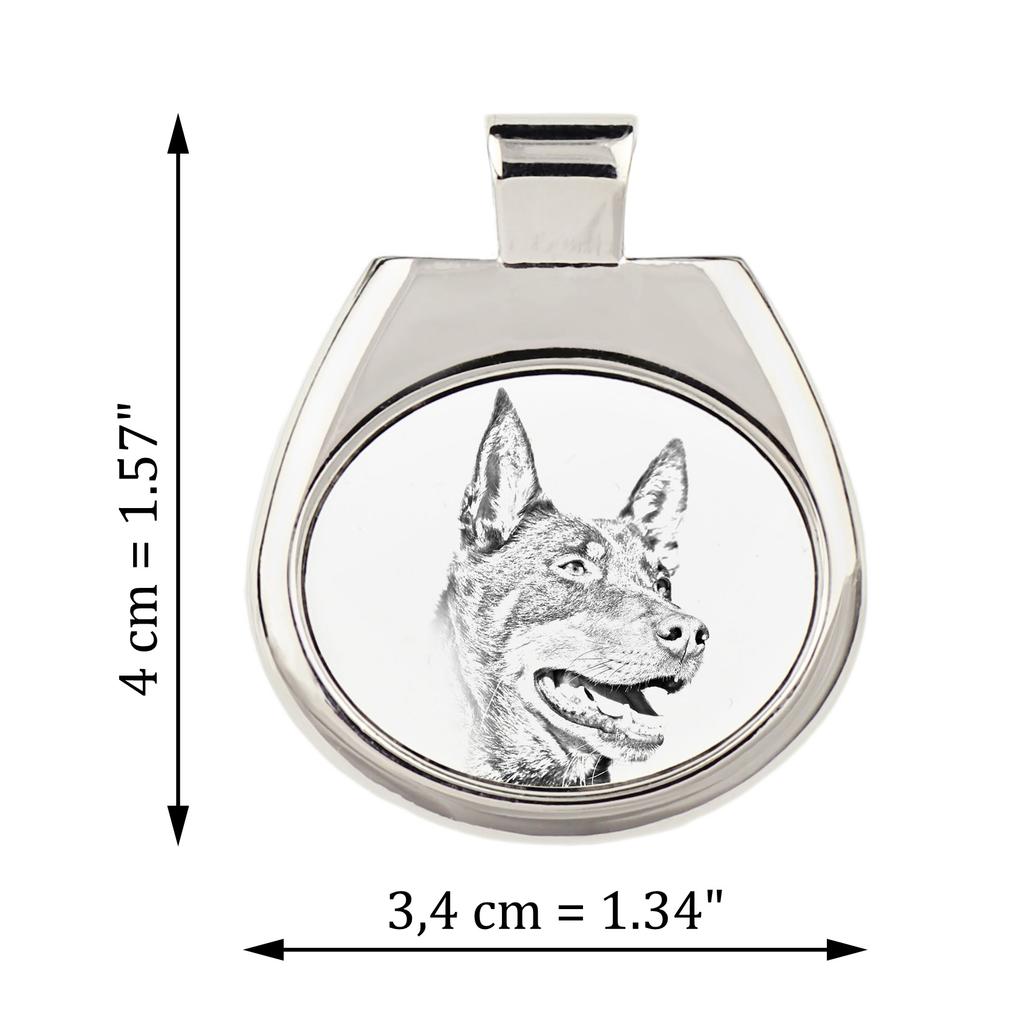 Australian Kelpie, Barb, Farmer Dog – Dog necklace, personalized pendant with a photo | Art-Dog
