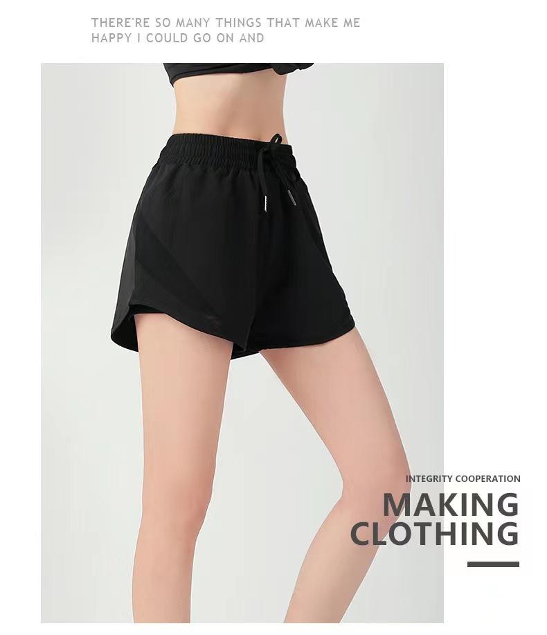 Women's Quick-Dry High-Waisted Fitness Yoga Shorts for Autumn