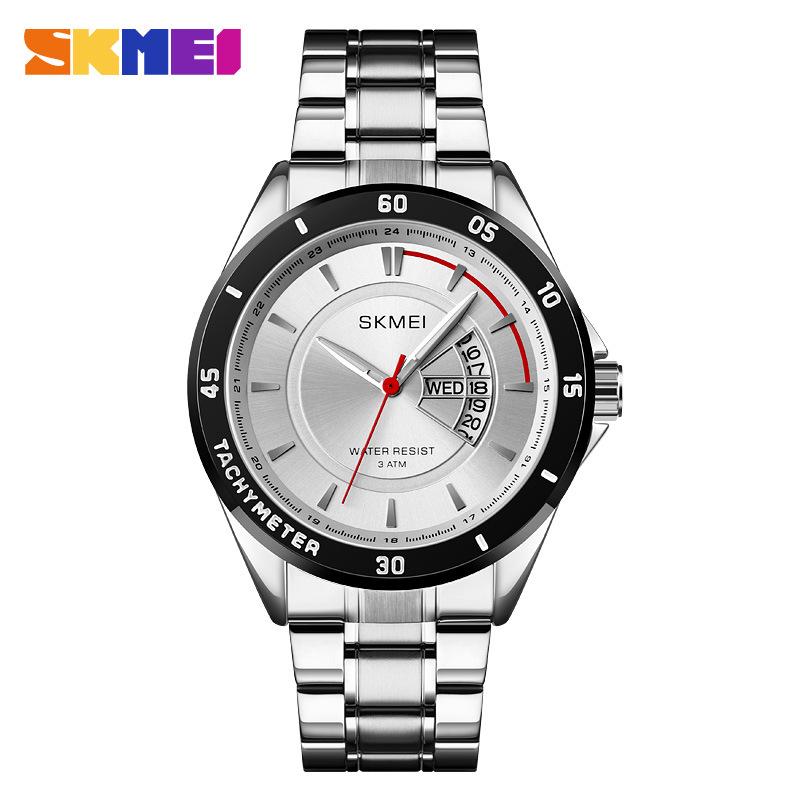 Moment Beauty Модные мужские кварцевые часы, календарь, неделя, персонализированный циферблат с солнцезащитным козырьком, деловые водонепроницаемые часы для мужчин