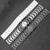 Для Armani AR1507/AR1509/AR1499/AR1895 Аксессуары с яркой поверхностью Черно-белый керамический ремешок для часов Матовый ремешок с функцией быстрого снятия 22 мм