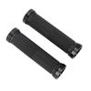 CANSUCC Mountain Bike Handle Bar Cover Aluminum Lock Loop Bicycle Rubber Handle Bar GripsBlack