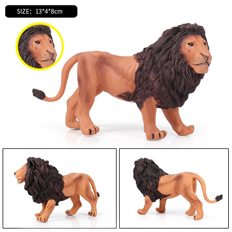 Oenux Оригинал Африканские Дикие Животные Симуляция Свирепый Бенгальский Тигр Сибирский Тигр Белый Тигр Лев ПВХ Модель Обучающие Игрушки