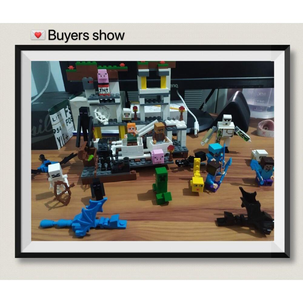 Горная пещера шахта набор модель строительные блоки с 24 фигурками детские кирпичи творческие игрушки DIY игра подарок МОЙ мир