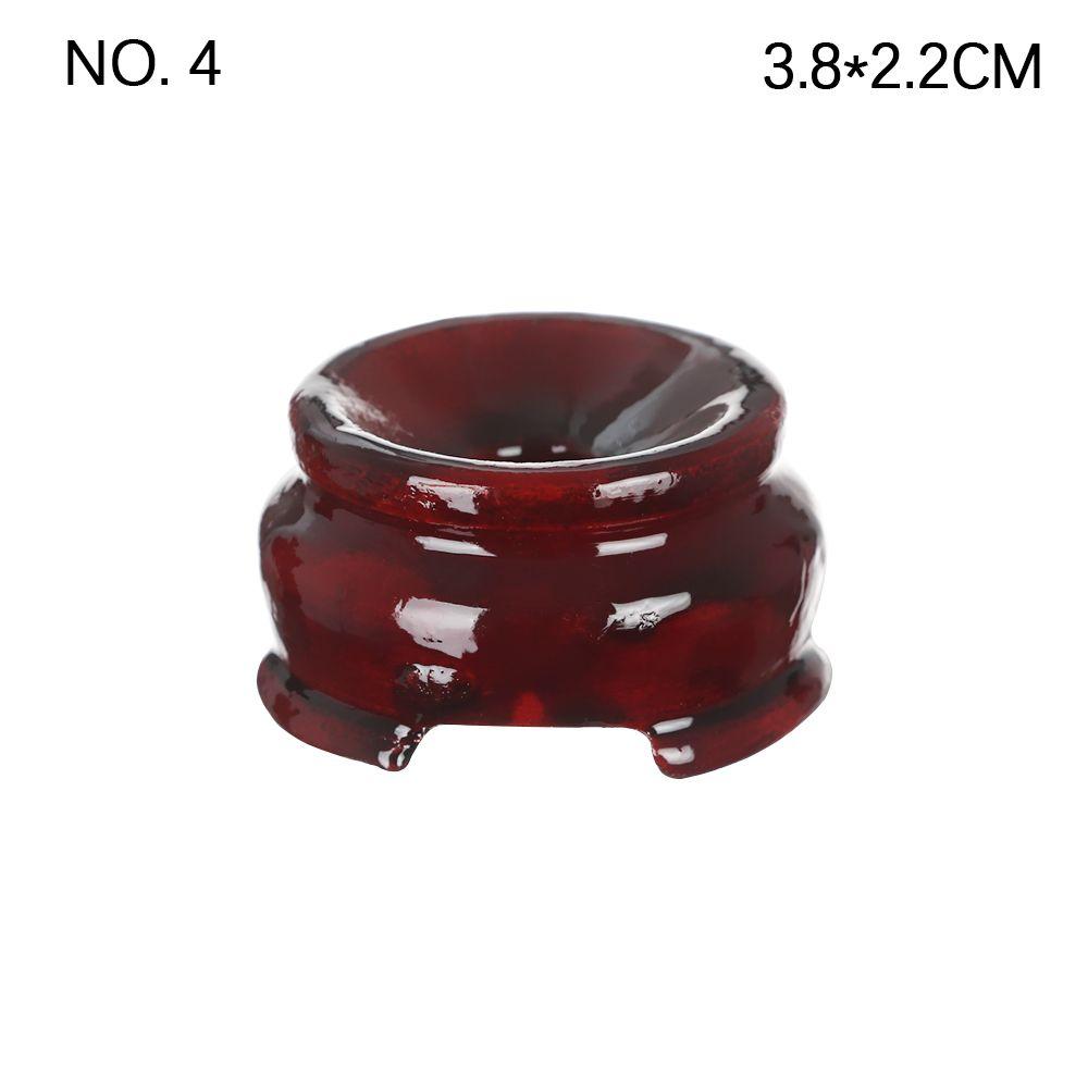 Desktop Ornament Fixed Seat Wood Holder Statue Pedestal Miniature Display Stand Crystal Ball Base