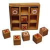 Деревянная игра Крестики-нолики XO Шахматы IQ Логические игрушки Взаимодействие родитель-ребенок Party Spiele Juegos De Mesas Para Toda La Familia