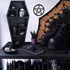 Halloween Gothic Style Decor Coffin Storage Rack Horror Prank Candy Box Bathroom Desk Ornament Organizer Shelf Haunted Home Prop