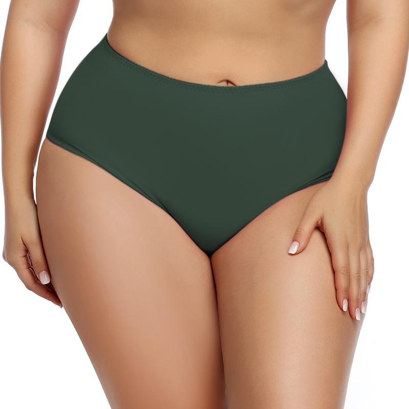 Women Plus Size Panty Comfort Thin Underwear Seamless Simple Plain Panties Briefs 0Xl 1Xl 2Xl 3Xl 4Xl 5Xl