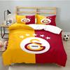 Galatasaray Football Club Emblem 3PCS Bedding set,Ideal for 1pc Duvet Cover And 2pcs Pillowcases Perfect for Fan gift,Ideal for Bedroom, Dormitory